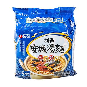 海鮮 安城湯麺112g 5個/韓国ラーメン/インスタントラーメン/おまとめ梱包 送料1回発生