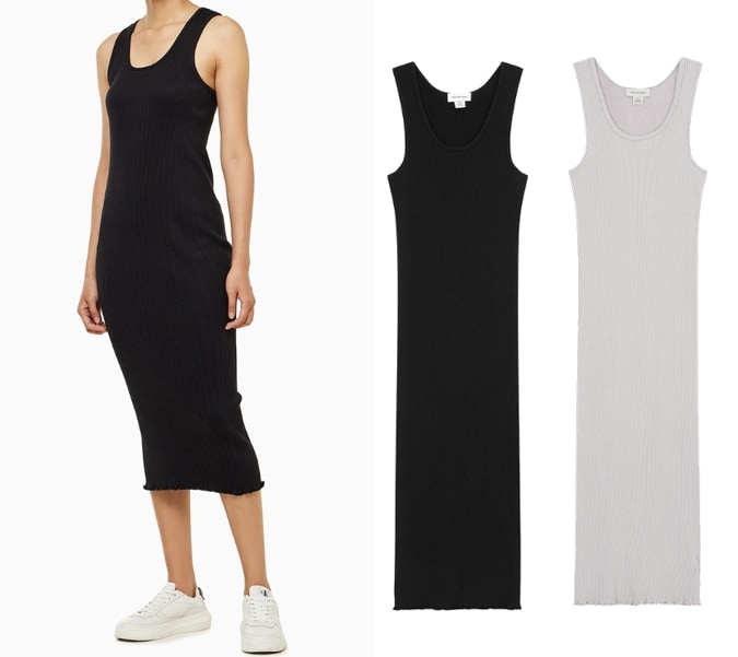 Sleeveles Rip Slip Dress (40WL287)