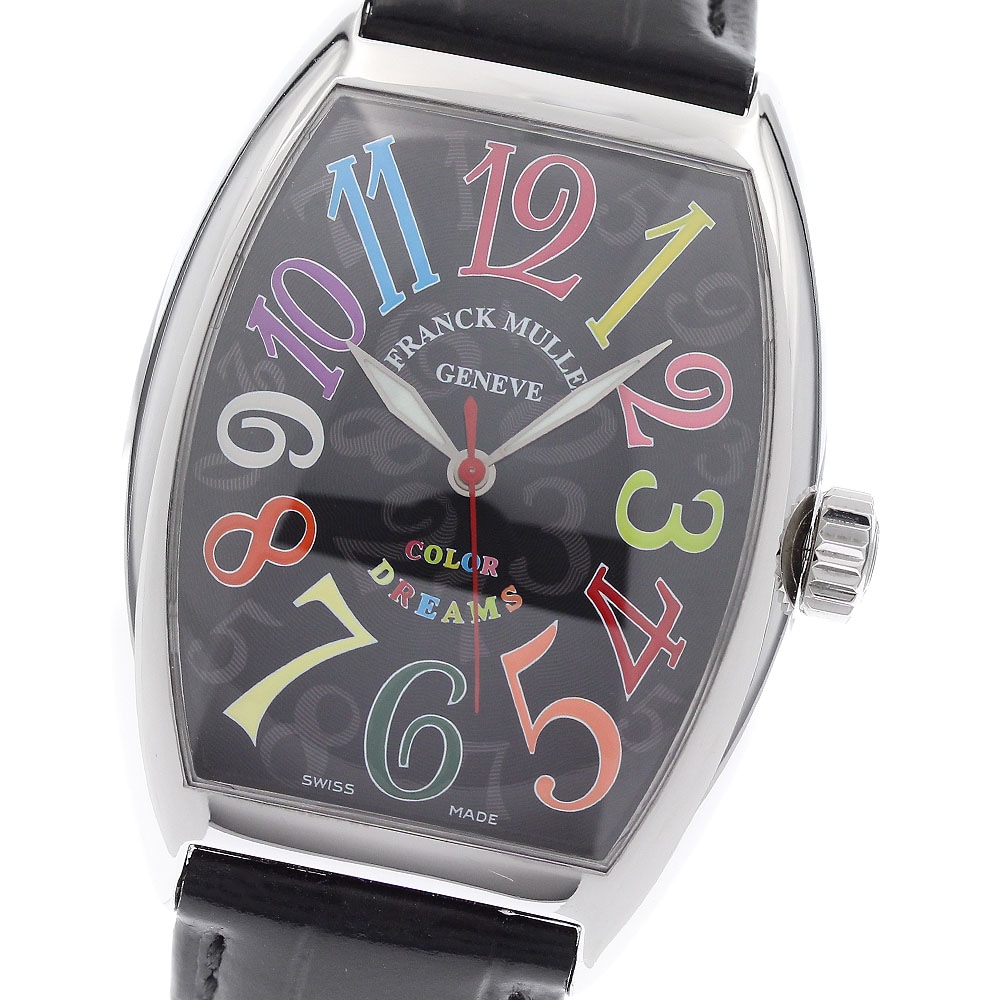 フランクミュラー FRANCK MULLER 7851SC トノウ カーベックス カラードリーム 自動巻き メンズ 良品 _957177【中古】