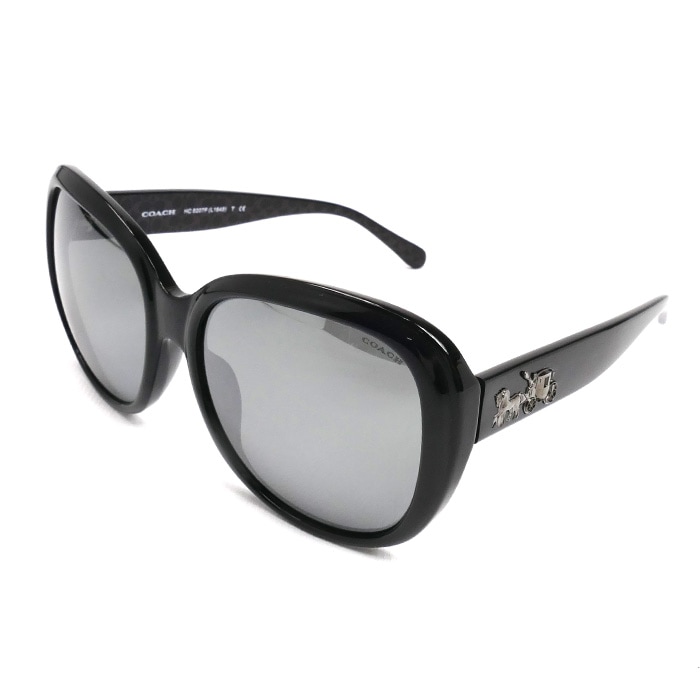 COACH コーチ サングラス ブラック HC8207F 57ロ17 140 レディース 中古