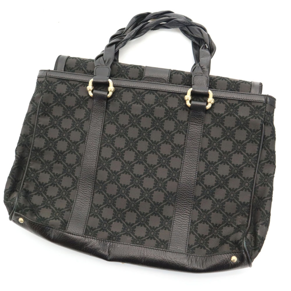 総柄 トートバッグ グレー系 メンズ 古着