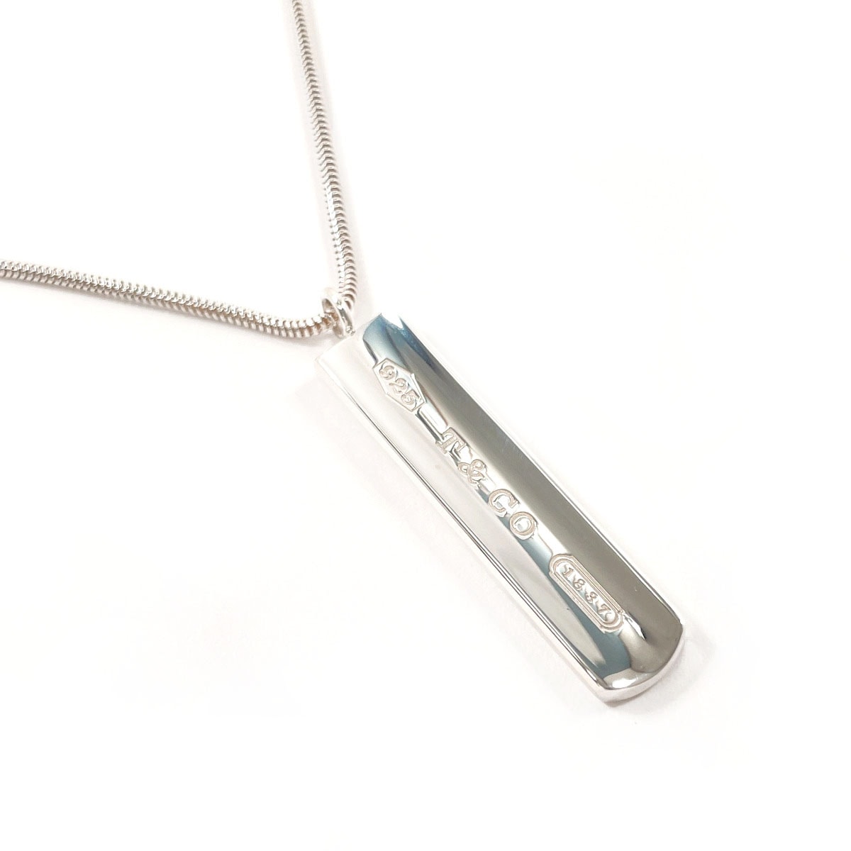 バー ペンダント 1837 ネックレス シルバー シルバー925 ユニセックス