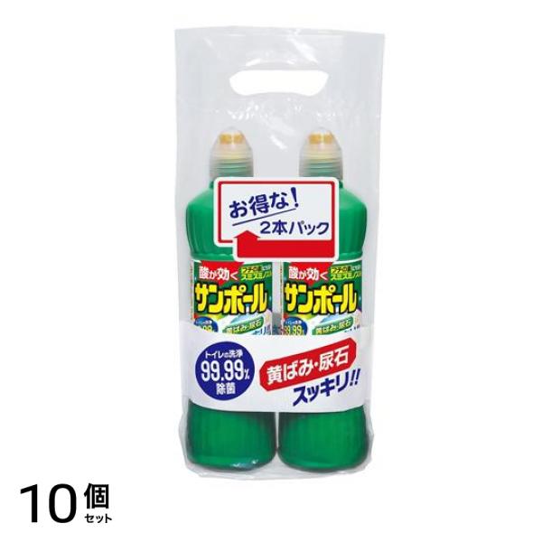 KINCHO サンポールV トイレ用洗剤 1000mL (=500mL×2本パック) 10個セット