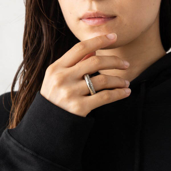 【訳ありアウトレット】指輪 リング シルバー レディース J56UQ0003 P5092 043 BC1 RING SILVER【ラッピング不可商品】