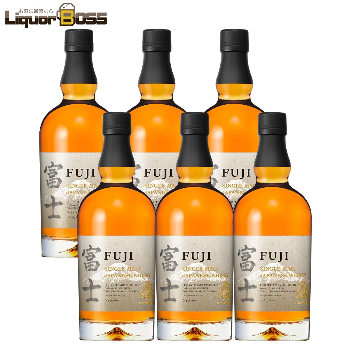 キリン シングルグレーンウイスキー 富士 46％ 700ml6本富士 御殿場蒸溜所 ジャパニーズ ウィスキー【北海道東北四国九州沖縄県は必ず送料が