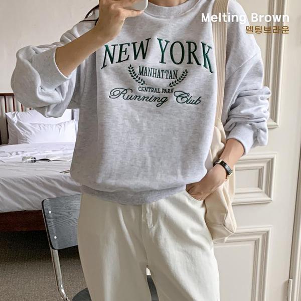 レディースルーズフィットマンツーマンTシャツ yk25