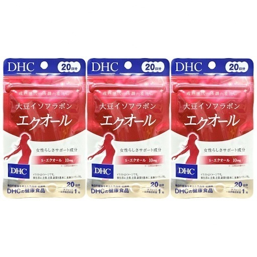 大豆イソフラボンエクオール 20日分 エクオールサプリメント D H C 3袋セット