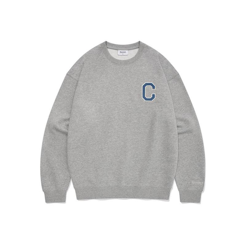 Cロゴ スウェットシャツ メランジグレー CO2403CR01MG