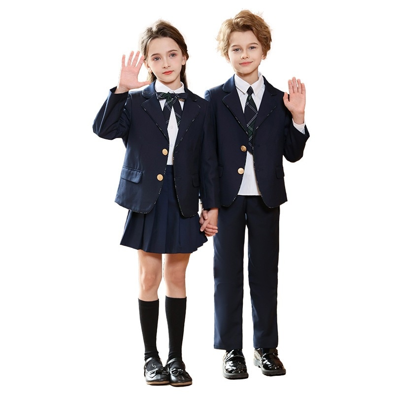 入学・卒業シーズン小中学校制服幼稚園制服春秋スーツカレッジスタイルパフォーマンスユニフォーム