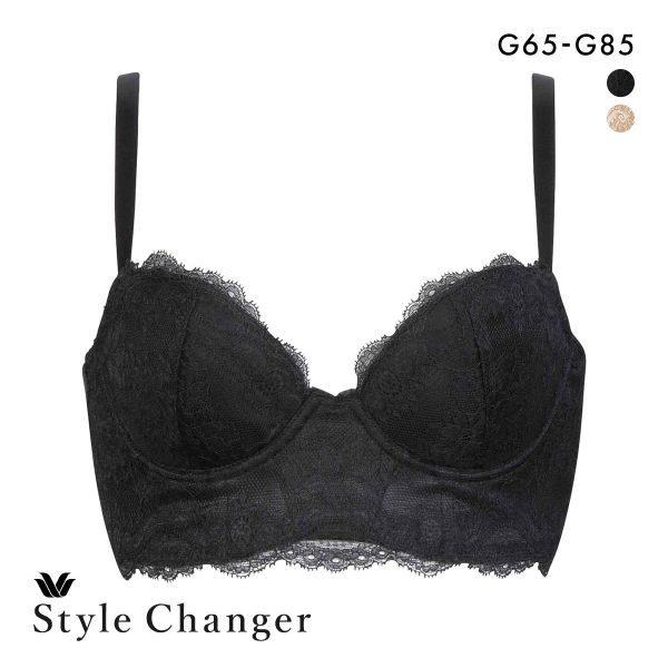 ワコール スタイルチェンジャー 高補整ミドリフ丈ブラ 3/4カップブラジャー G Wacoal St