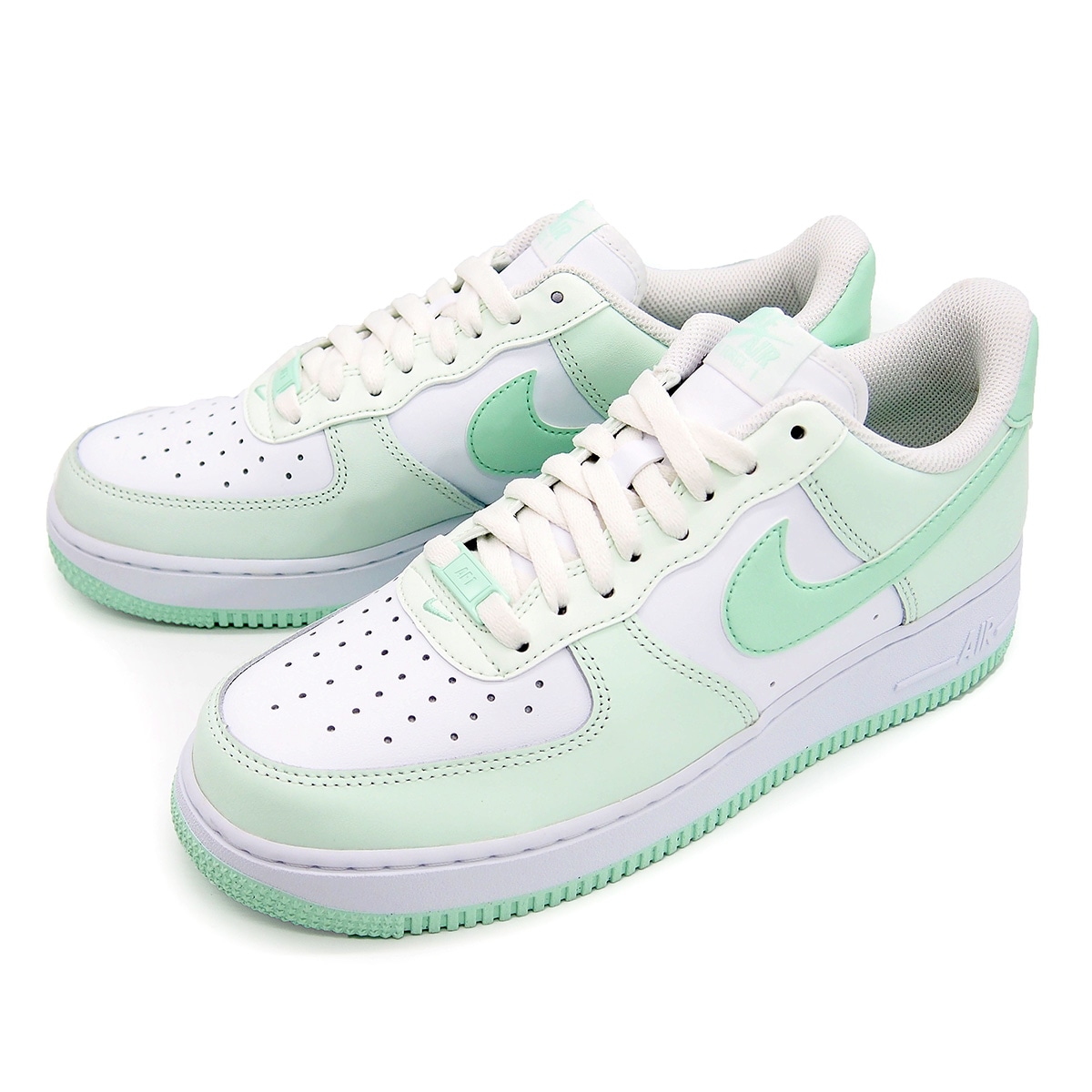 ナイキ スニーカー メンズ エアフォース1 ローカット ベアリーグリーン/ミントフォーム-ホワイト NIKE AIR FORCE 1 ’07 BARELY GREEN/MINT FOAM-WHITE