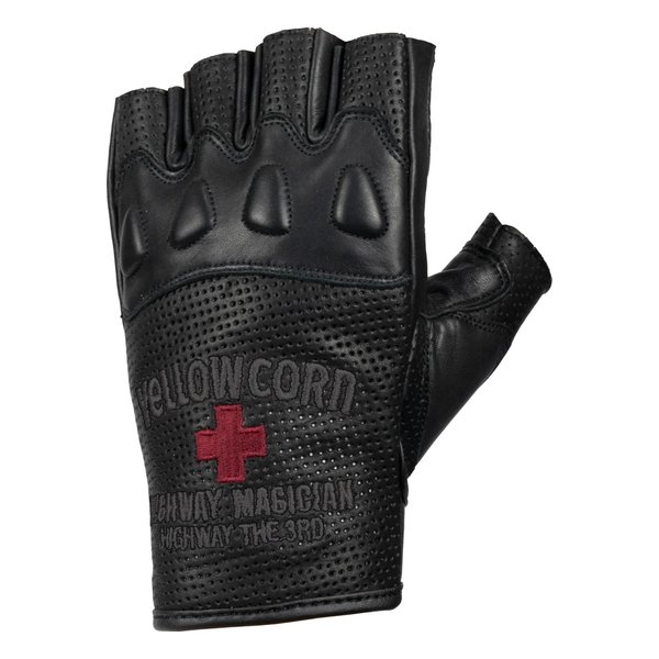 パンチメッシュハーフフィンガーグローブ ブラック Ｍサイズ YG249SPBKM 7,049円