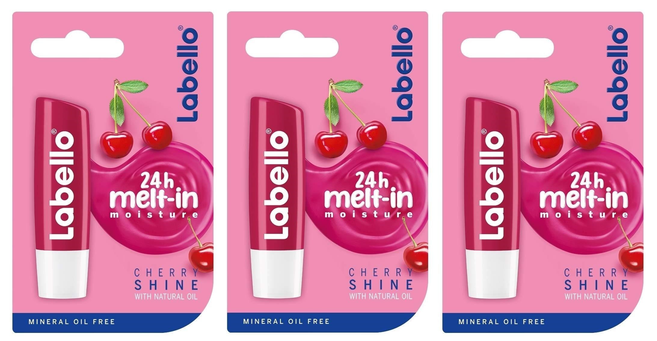 Labello Cherry Shine 4.8g/5.5ml - 3 Pack 6,392円
