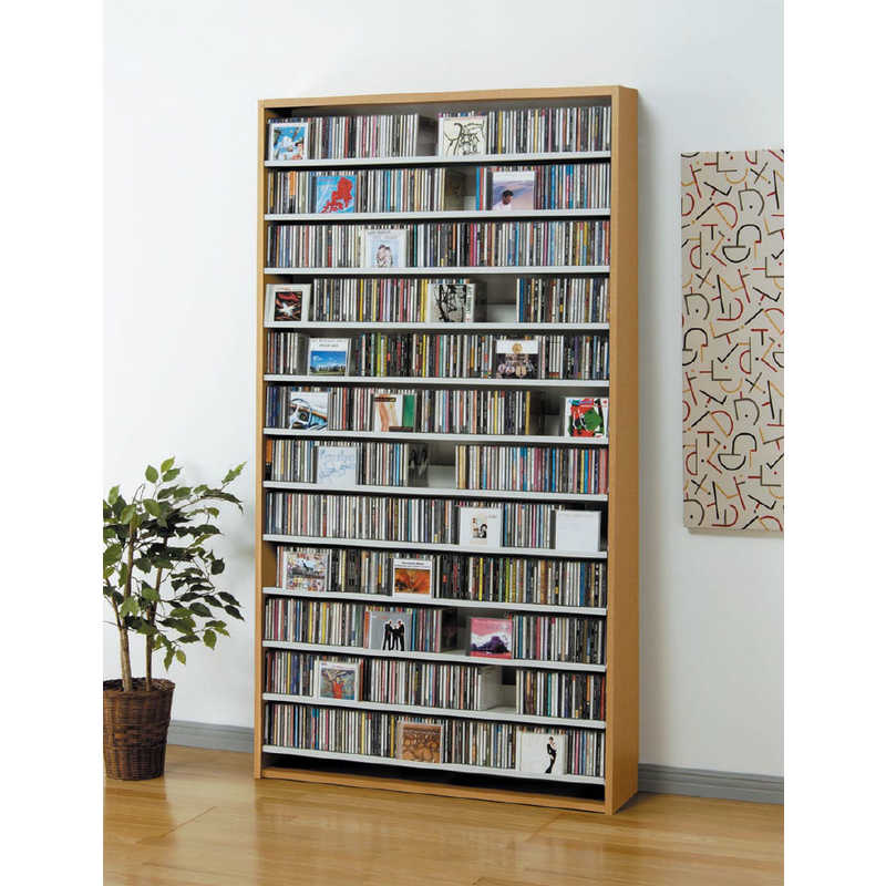 オークス　CDストッカー(ナチュラル)　CS1284N