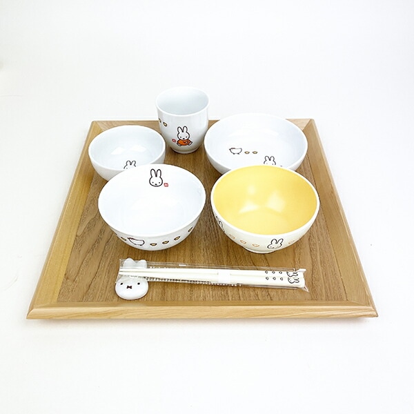 ミッフィー miffy お食い初めセット イングレース（ごっこ親子） ギフト 出産祝い 日本製_1115-417721