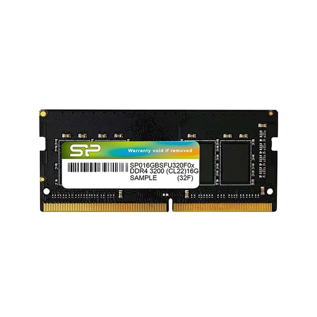 シリコンパワー ノートPC用メモリ DDR4-3200(PC4-25600) 16GB×1枚 260Pin 1.2V CL22 SP016GBSFU320F02