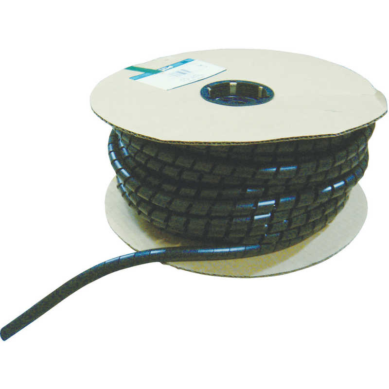 パンドウイット　スパイラルラッピング 難燃性ポリエチレン(UL94V-2) 黒　T25RC20Y