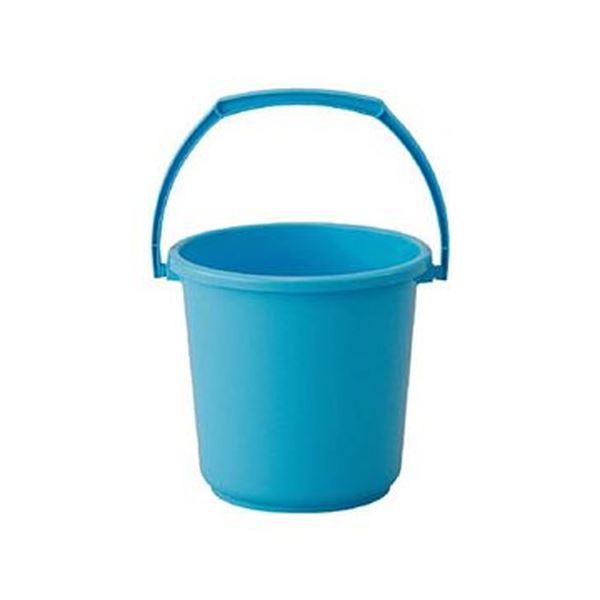 （まとめ）TRUSCO エコポリバケツ本体 8LRBK-8 1個（フタ別売）[x20セット]