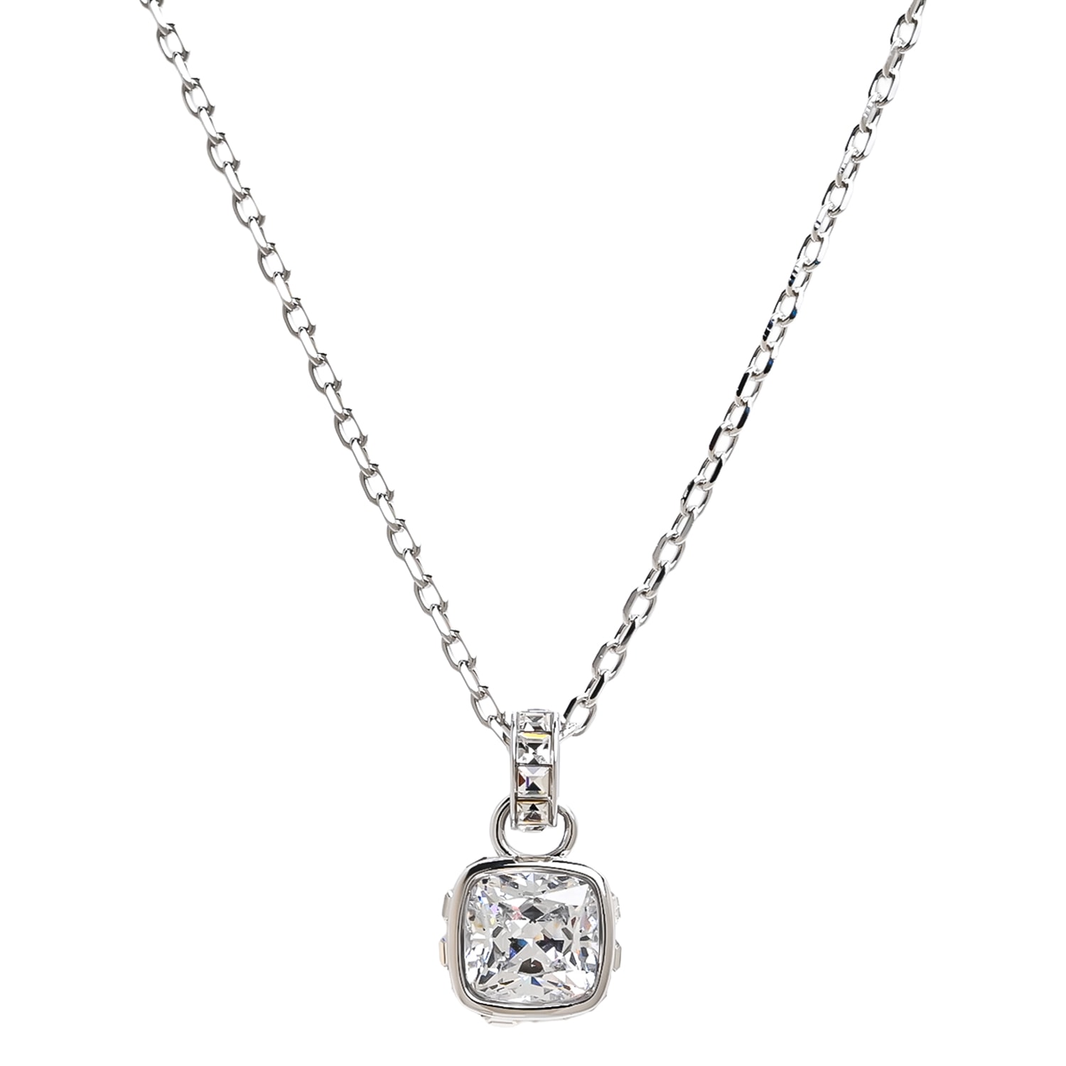 ネックレス Birthstone 誕生石 4月 クリア シルバー 5651704 ジュエリー アクセサリー ペンダント