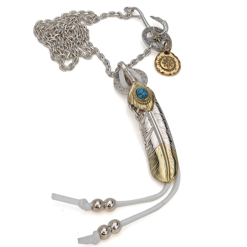 925 フェザーネックレス ターコイズ [hm114] 18,216円