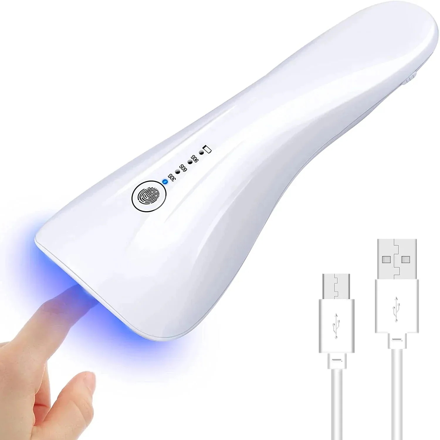 LEDライト ネイルライト ネイルドライヤー ハンドヘルド レジン用 ネイルランプ Mini198