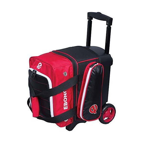 Ebonite Bowling Products Eclipse Single Roller Bowling Bag-Red, Red 並行輸入品