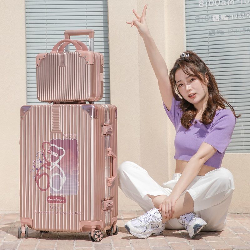 2024 スーツケース レディース 20 インチ スーツケース 大容量 24 搭乗ケース ユニバーサル ホイール サイレント 高見えトロリー ロックボックス メンズ 6,940円