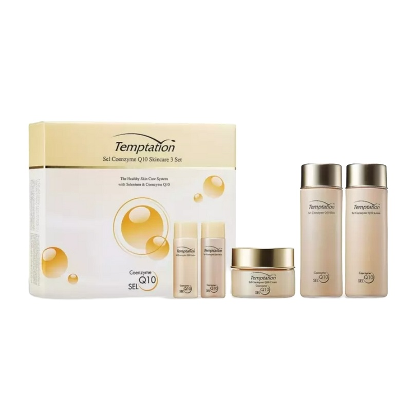 テンテーション セル コエンザイム/高保湿スキンケア コエンザイムQ10配合 肌弾力アップ エイジングケア 美容成分たっぷり 敏感肌にも優しい セレニウムの力 保湿クリーム付きセット 日常スキンケアア