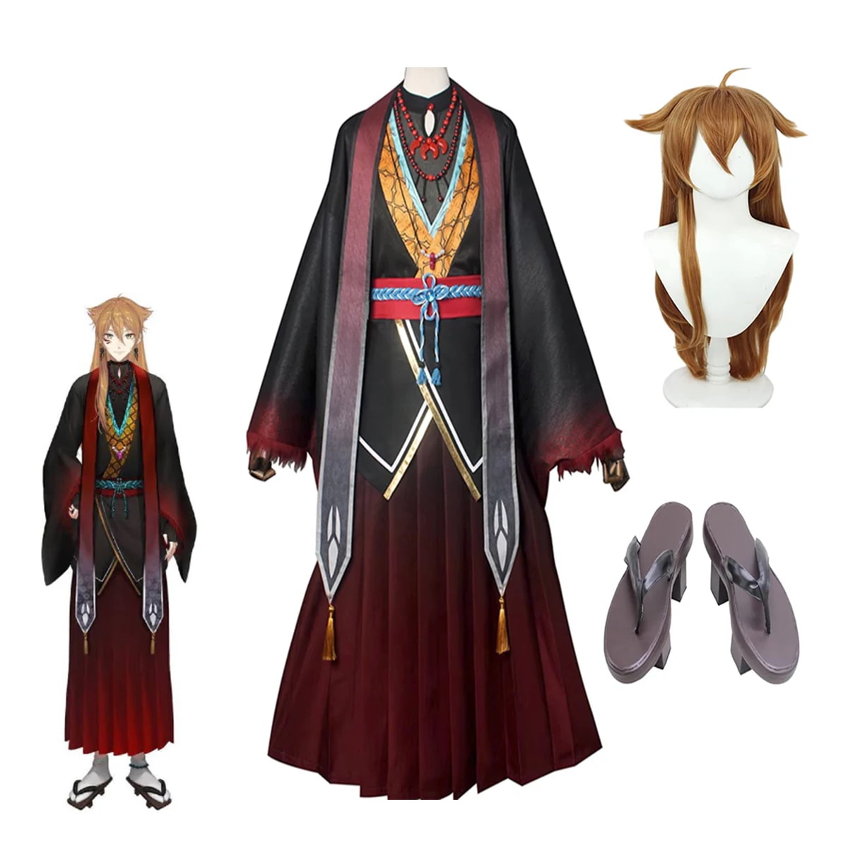 新作入荷 コスプレ 伏見ガク コスプレ衣装 ウィッグ 靴 追加可 和服 ふしみがく コスプレ 衣装 5万人記念 バーチャルYouTuber VTuber コスプレ衣装 ハロウィン クリスマス 学園祭大
