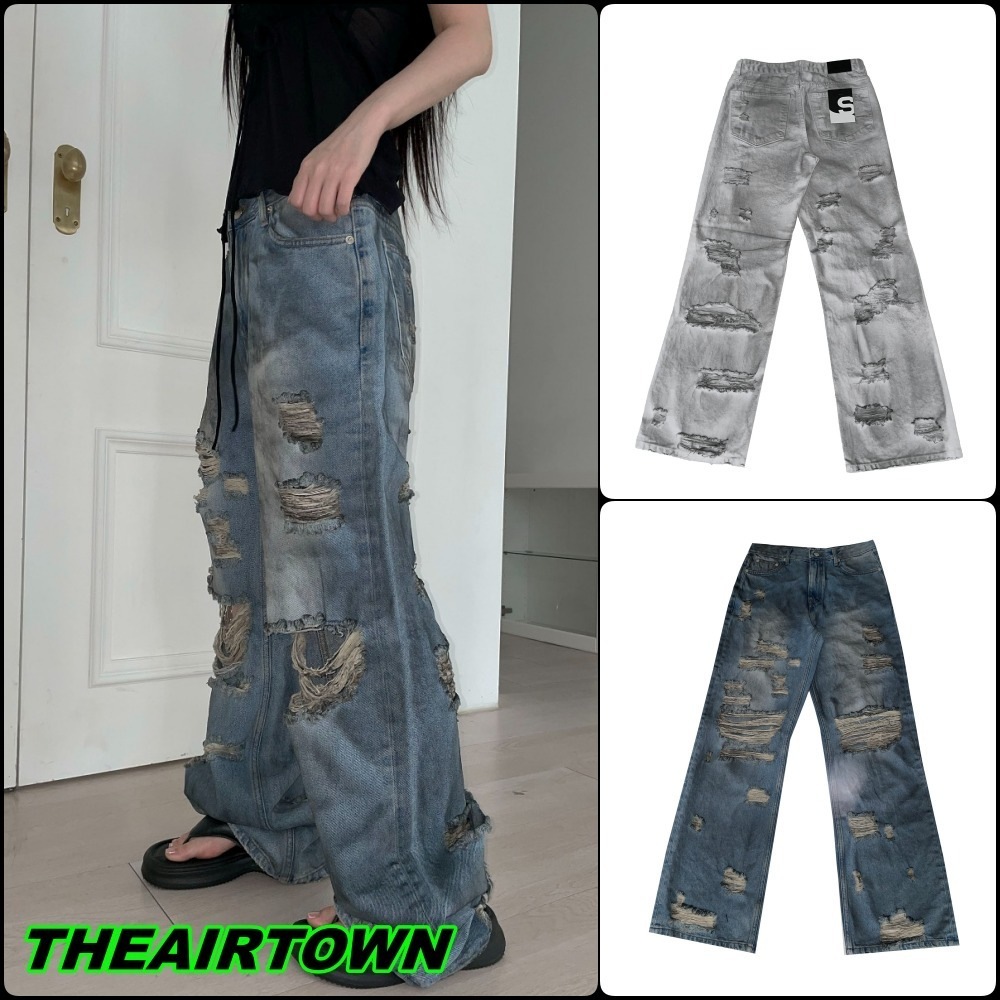 【THEAIRTOWN】brenn denim pants