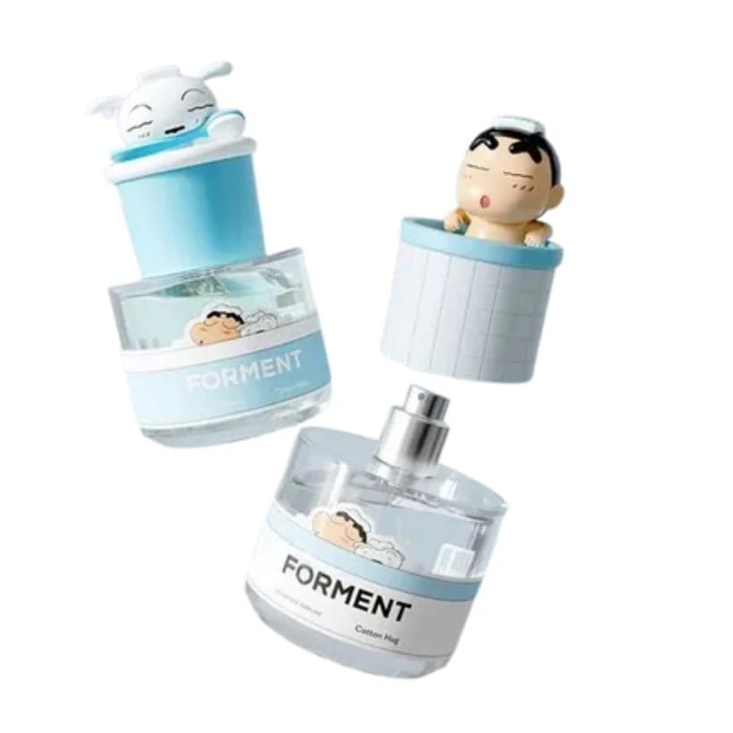 (クレヨンしんちゃん/シロ ポーチキーリング ランダム贈呈)クレヨンしんちゃん シグネチャー パフューム 50ml 2種(コットンハグ/コットンバス) 選択1