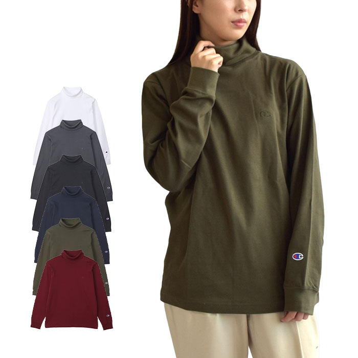 ロングTシャツ タートルネックロングスリーブTシャツ メンズ レディース ユニセックス 綿100％ 春 秋 冬 全6色 M-XL C3-Y435