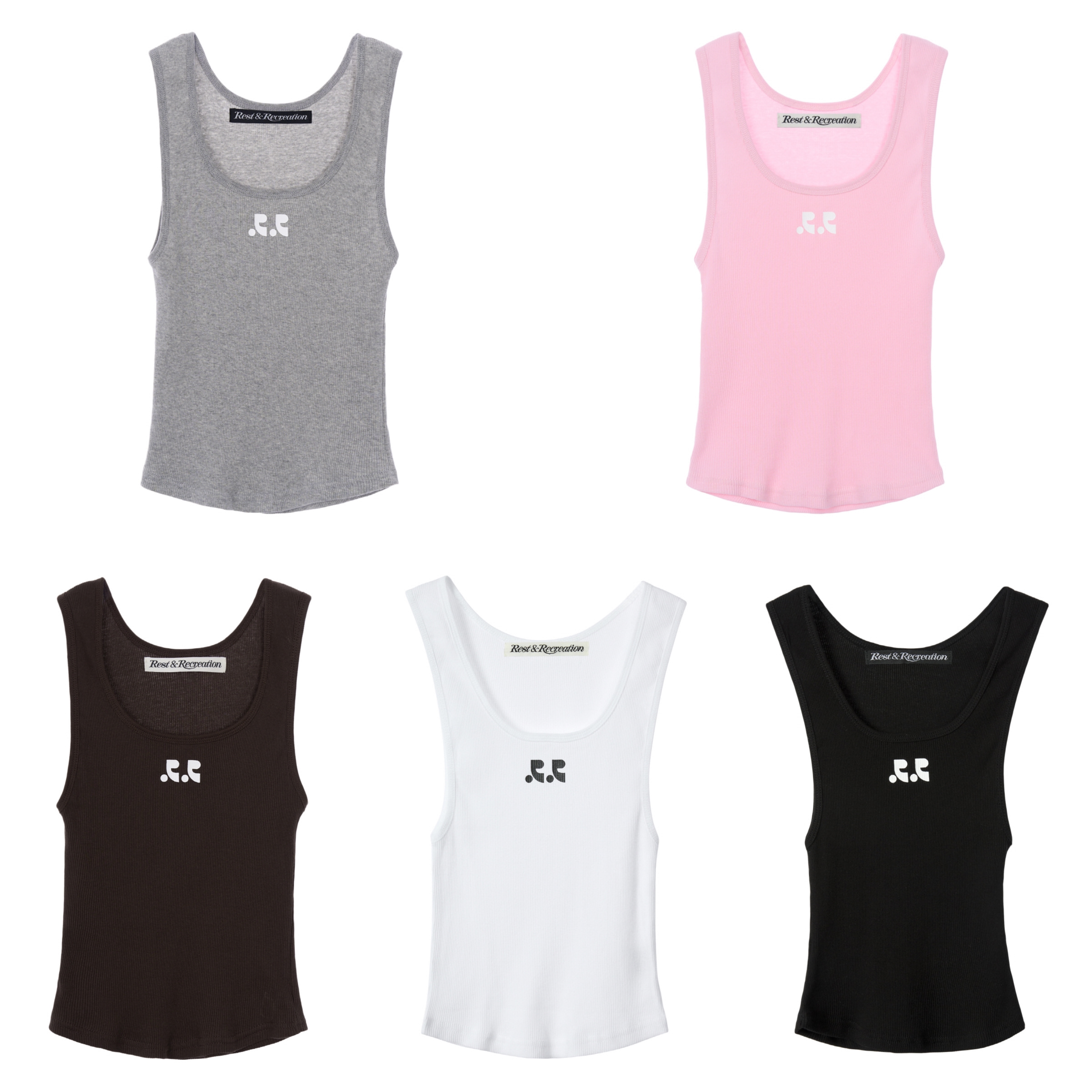 RR LOGO SHORT TANK TOP