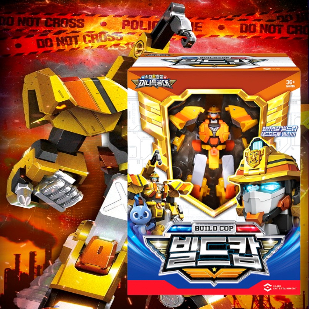 [NEW]ミニ特攻隊 ビルドカップ/ロボット/変身ロボット/アクションフィギュア/誕生日プレゼント/男性/アニメーション/韓国