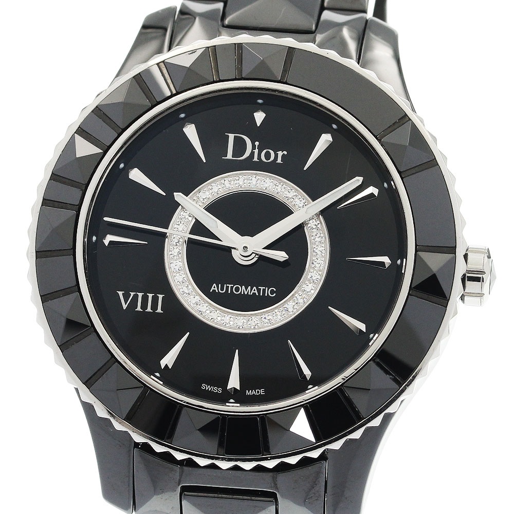 ディオール Dior CD1245E0 VIII ダイヤ 自動巻き メンズ 良品 _931003【中古】