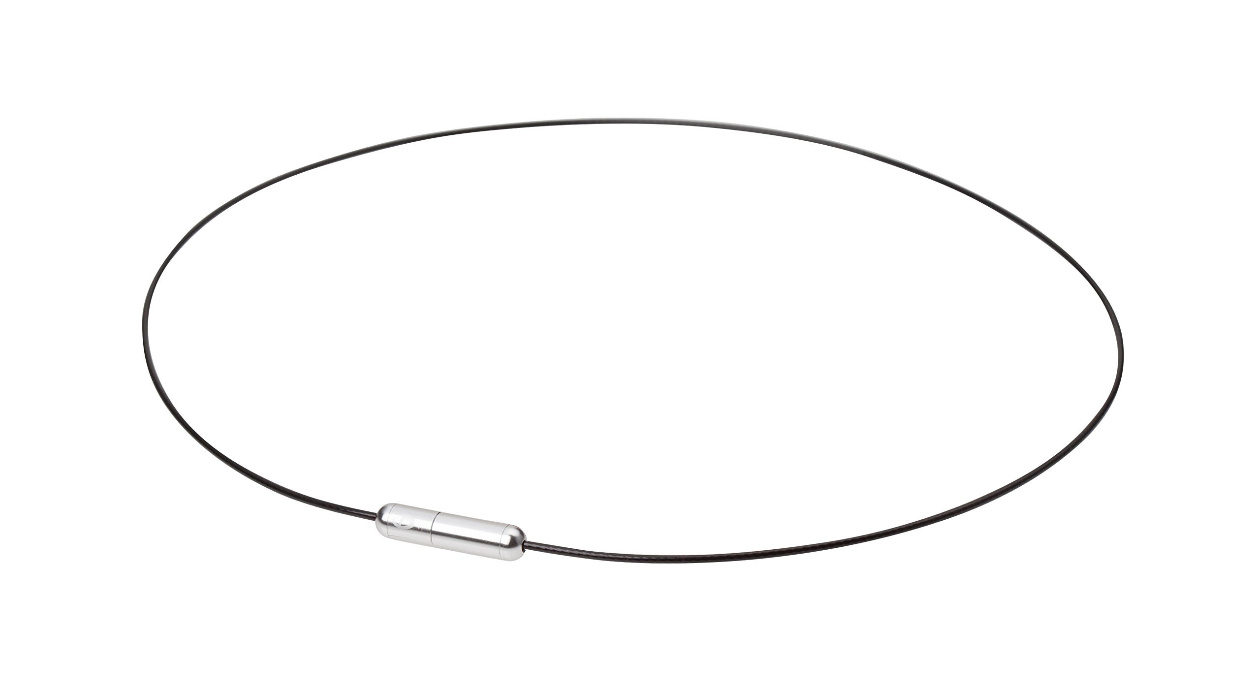 【 全国送料無料 】 ファイテン(phiten) ネックレス RAKUWA ネック ワイヤーAir ブラック/シルバー 40cm