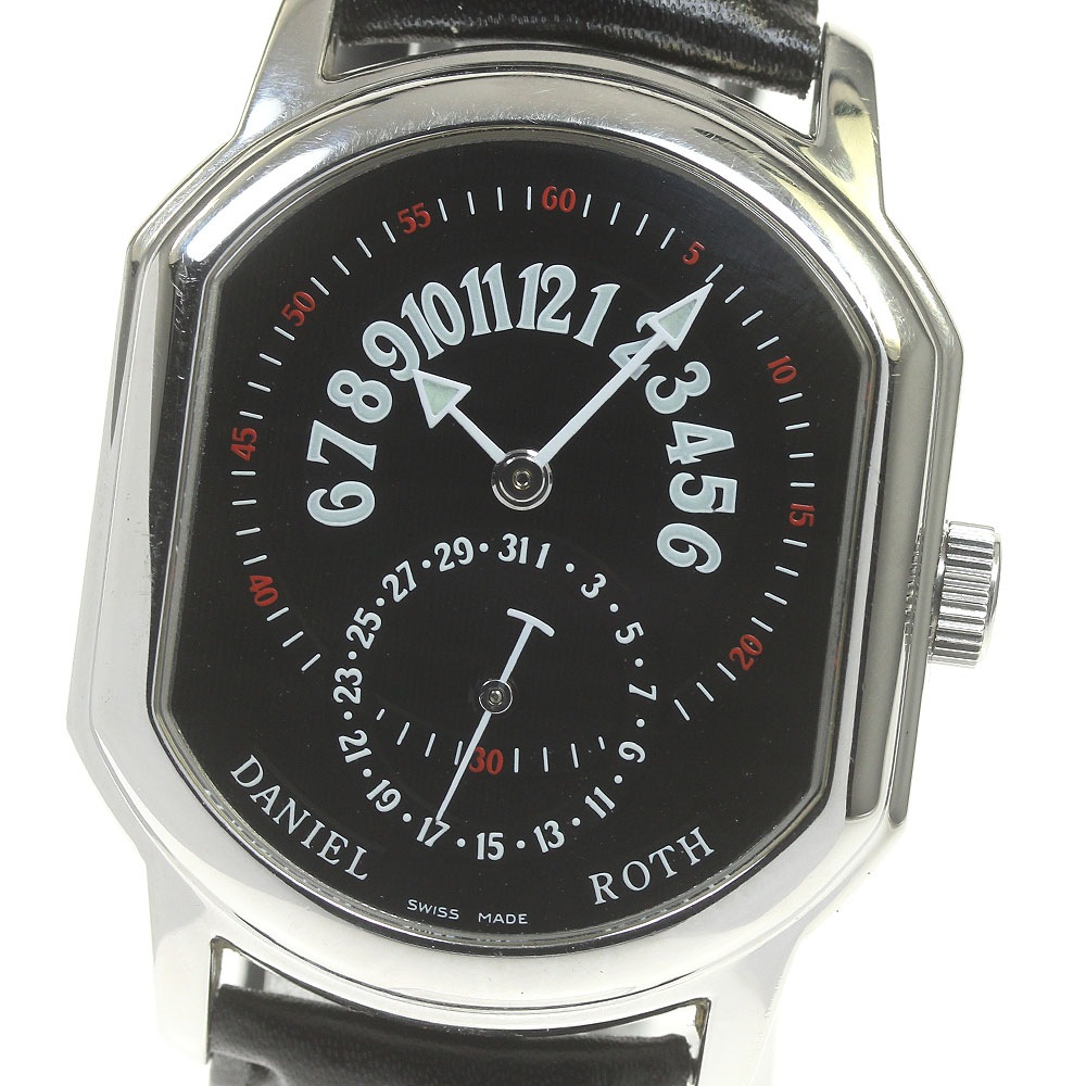 ダニエルロート DANIEL ROTH 807.L.10 プレミール レトログラード 自動巻き メンズ 保証書付き_831193【中古】