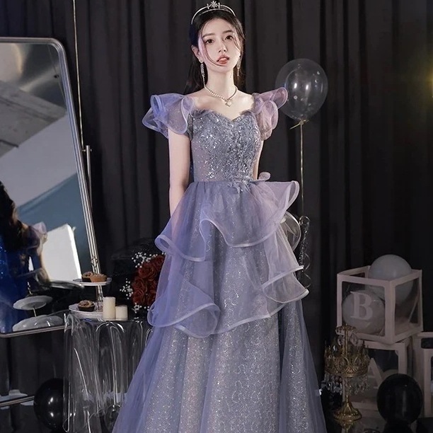 2024新作 気質 パーティードレス 結婚式ワンピース 演奏会 ドレス ウェディングドレス 花嫁ロングドレス 卒業式 成人式 ワンピース