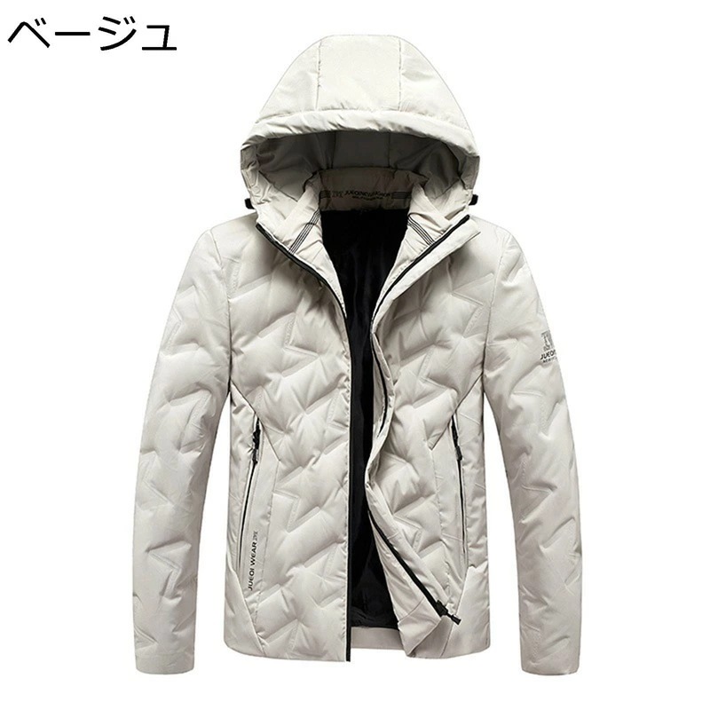 ダウンジャケット メンズ ダウンコート 韓国 おしゃれ 厚手 防風 防寒 保温 秋冬 大きいサイズ スリム フード付き 暖か 軽量 冬服 カジュアル 通勤 通学 アウトドア 11,478円