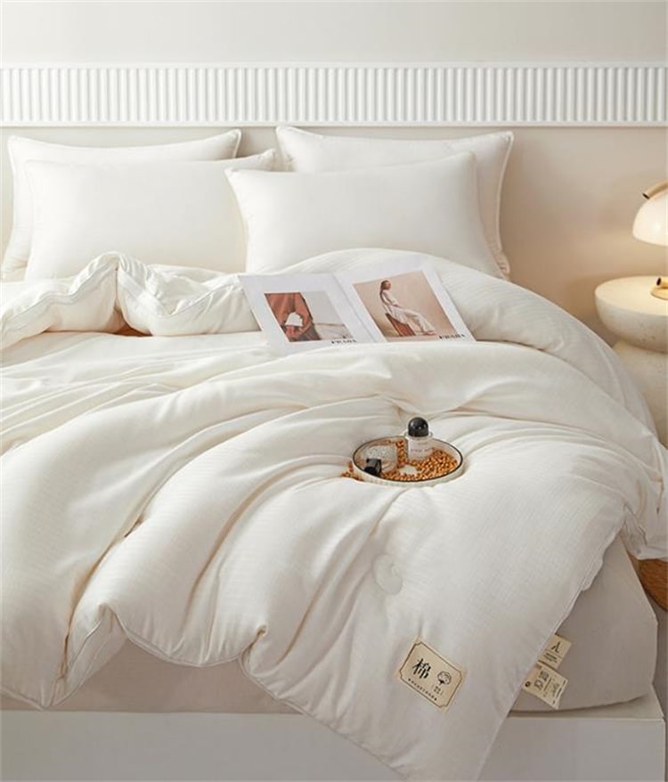 激安セール 布団一人 母子級 柔らかい 200x230cm 暖かい 大豆繊維 中綿充填 寮被芯 布団ミニマリスト 冬用 150x200cm 昼寝被