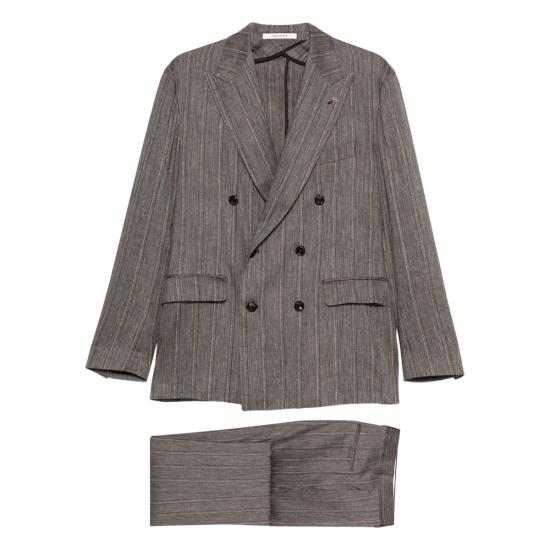 TAGLIATORE Men Suits Set H50031 2SNY10BNT M1231 BROWN NEUTRALS