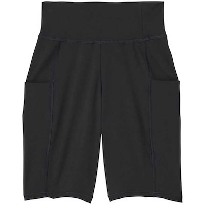 DANSKIN エニーモーションショートレギンス　チャコール　M ¥11,000 733① 新品ダンスキン エニーモーションショートレギンス