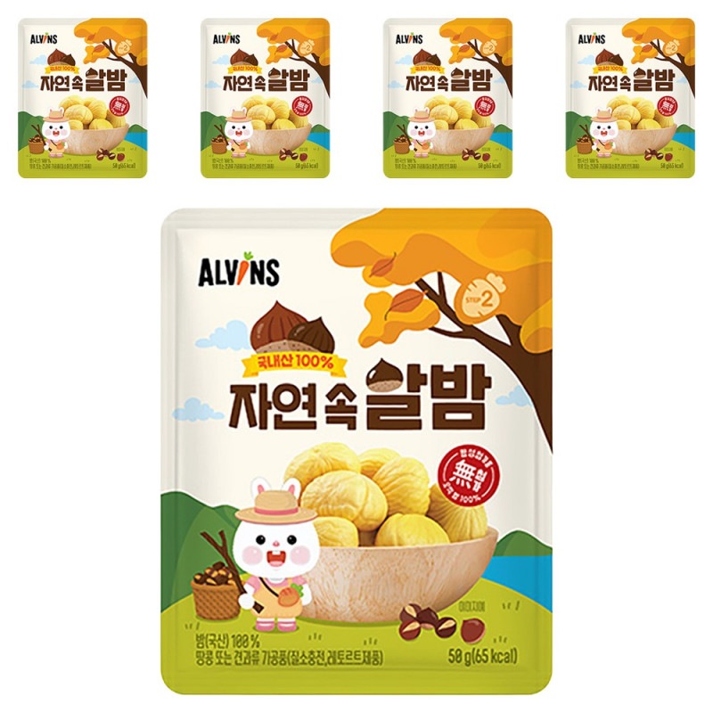 エルヴィンズ自然の中の栗50gx5p