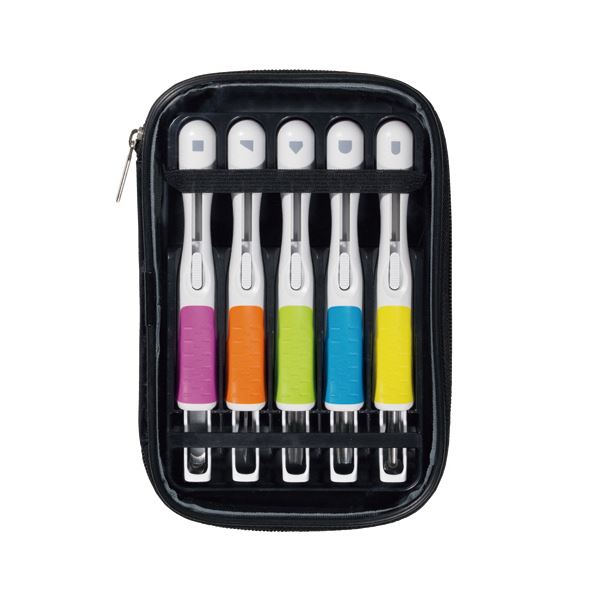 (まとめ) サクラクレパス グリップ彫刻刀SA5本組 EHTS-5A 1セット (×10セット)