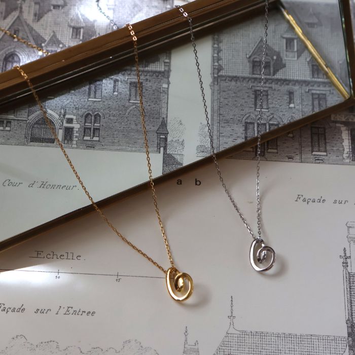 ハートネックレス　シルバー925　シンプル　大人　華奢　ゴールド　シルバー　レディース　かわいい　短め　金属アレルギー対応　uniuni　NX-6