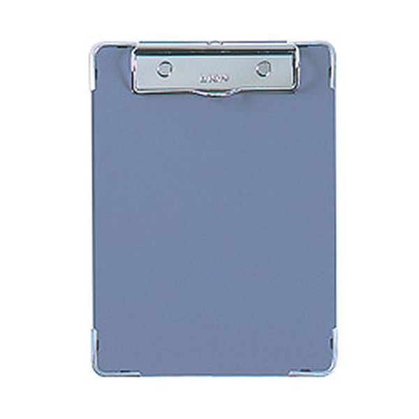 （まとめ）ライオン事務器 ボール用箋挟 B6タテ灰 CS-105 1枚 (×20セット)