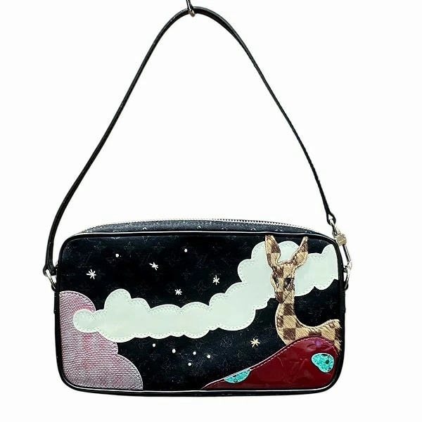 ルイヴィトン・サテン ポシェット・コントドュフェ M92275 ショルダーバッグ 【中古】