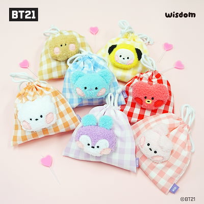 BTS グッズ 💖 BT21 BABY JAPAN Official PEARL Plush Heart Case Keyring