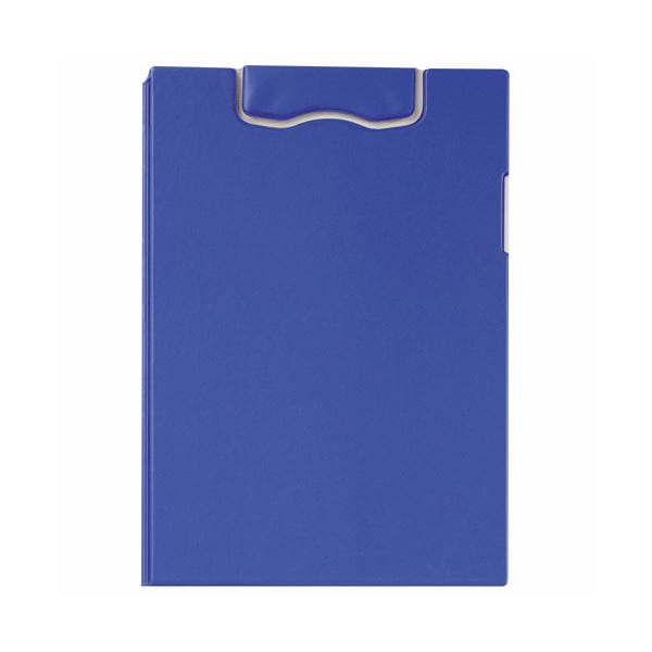 (まとめ) ライオン事務器マグネットホルダー(レオグリップ) 2つ折り式 A4タテ ブルー No.300MG 1枚 (×10セット)