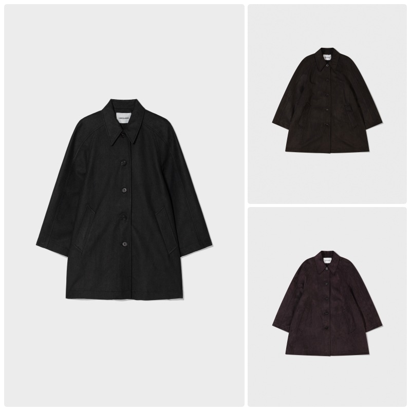【LOW CLASSIC】 25FW SUEDE HALF COAT : 3COLORS